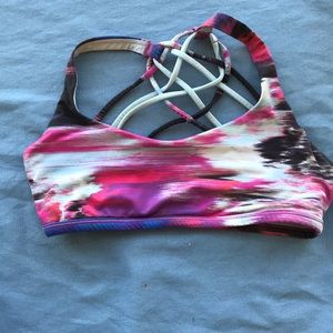 Free to be wild bra, small tear reflected in price